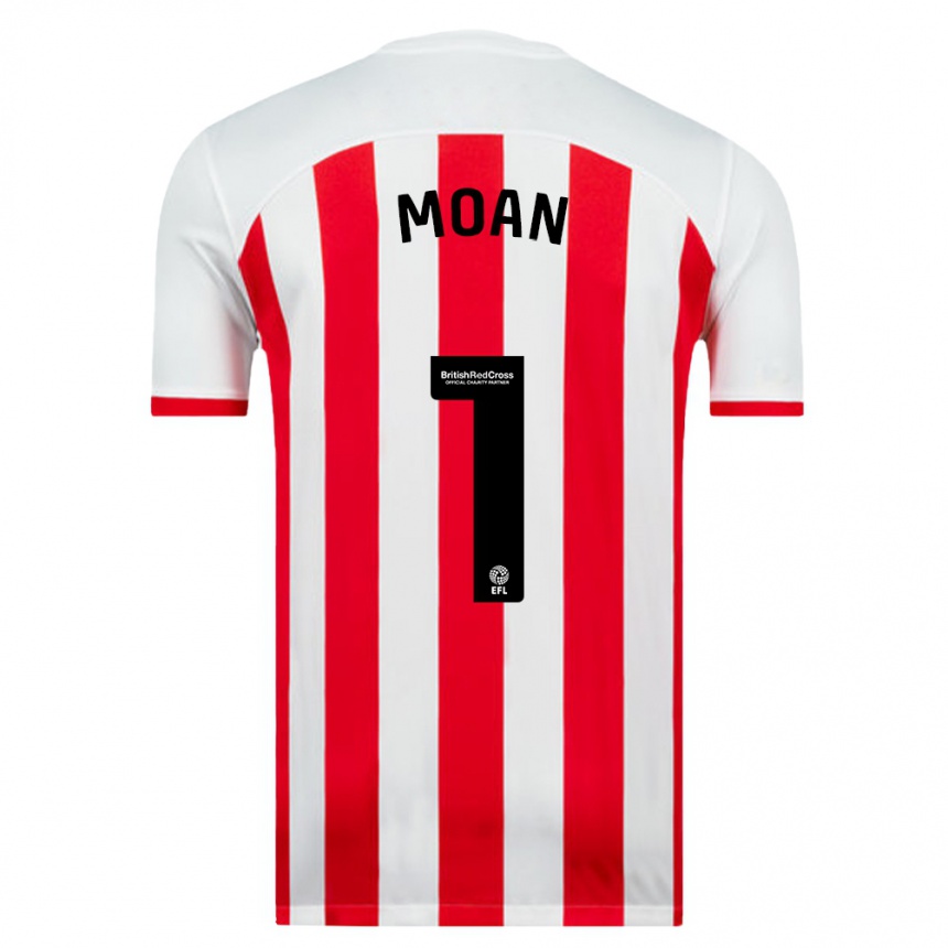 Moteriškas Claudia Moan #1 Baltas Namų Marškinėliai 2023/24 T-Shirt