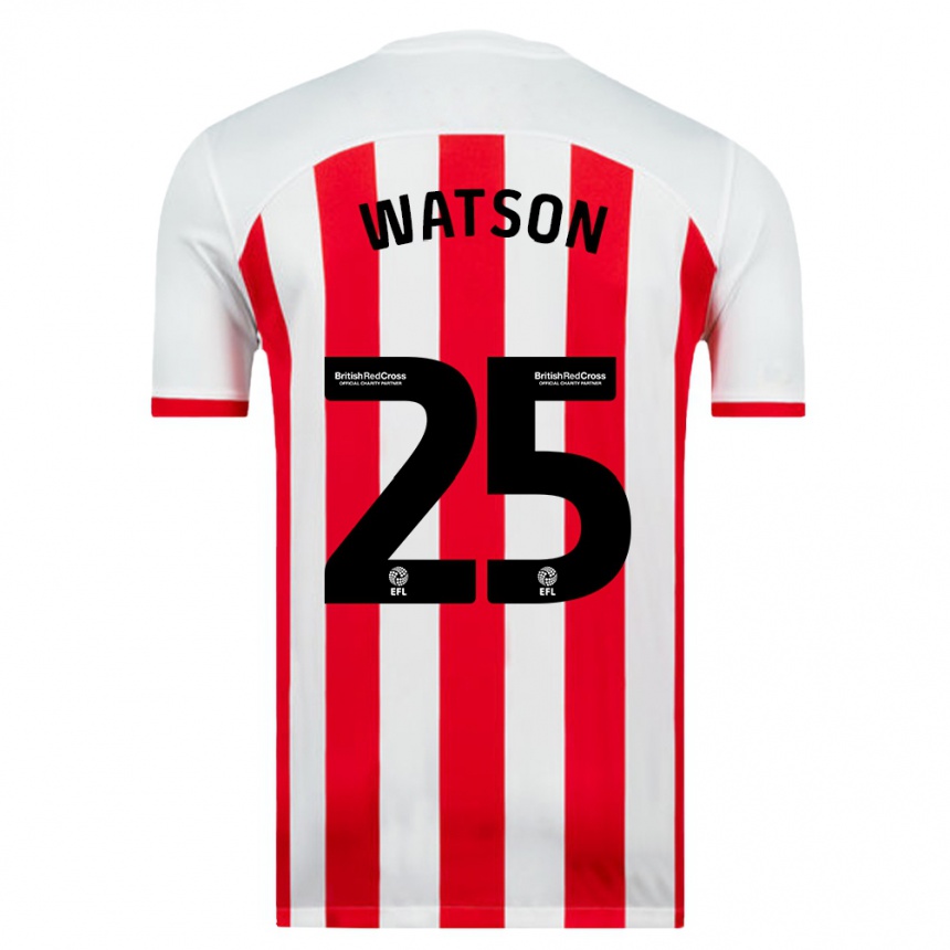 Moteriškas Katy Watson #25 Baltas Namų Marškinėliai 2023/24 T-Shirt