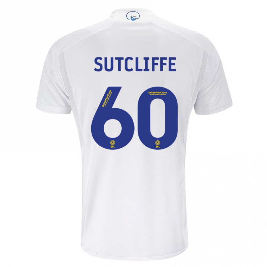 Moteriškas Harvey Sutcliffe #60 Baltas Namų Marškinėliai 2023/24 T-Shirt