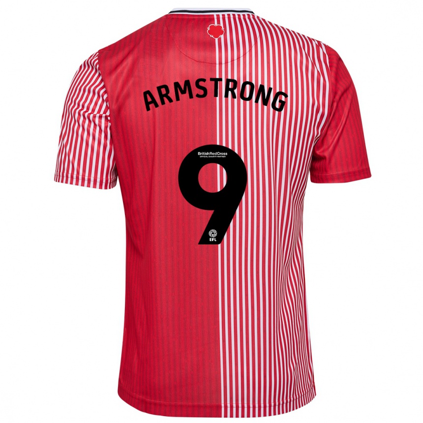 Moteriškas Adam Armstrong #9 Raudona Namų Marškinėliai 2023/24 T-Shirt