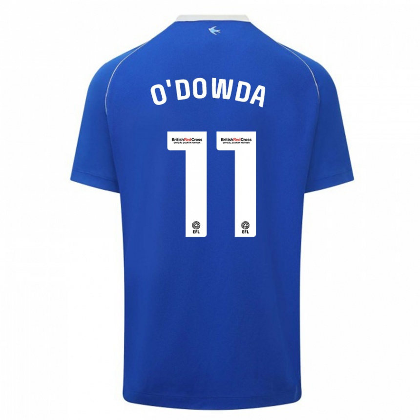 Moteriškas Callum O'dowda #11 Mėlyna Namų Marškinėliai 2023/24 T-Shirt