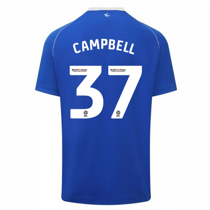 Moteriškas Vontae Daley-Campbell #37 Mėlyna Namų Marškinėliai 2023/24 T-Shirt
