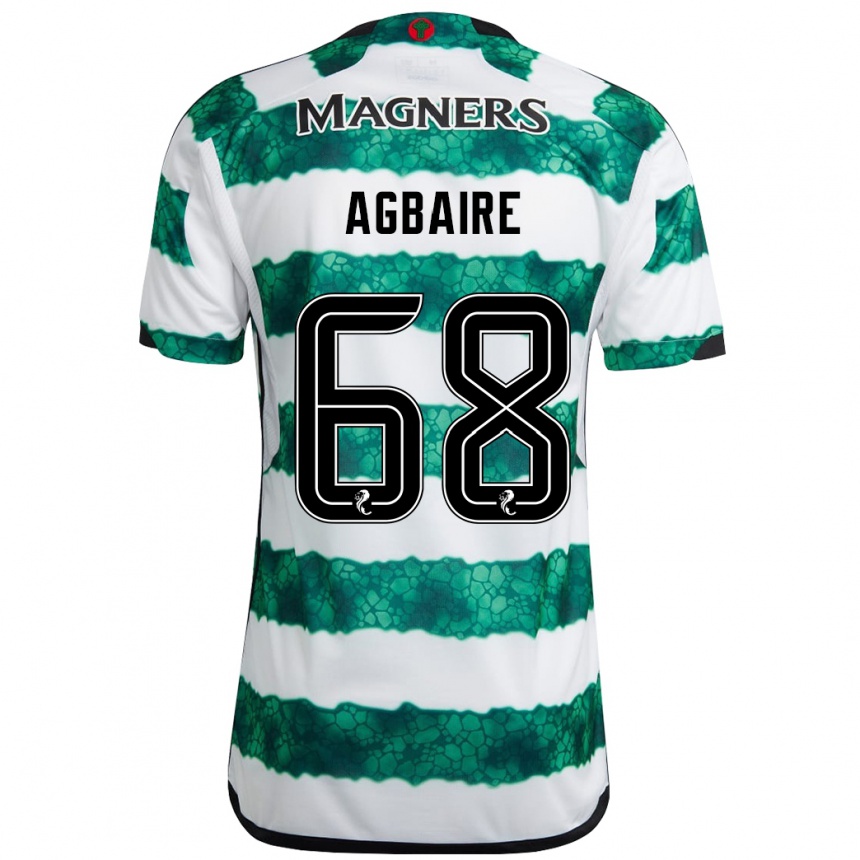 Moteriškas Lenny Agbaire #68 Žalias Namų Marškinėliai 2023/24 T-Shirt