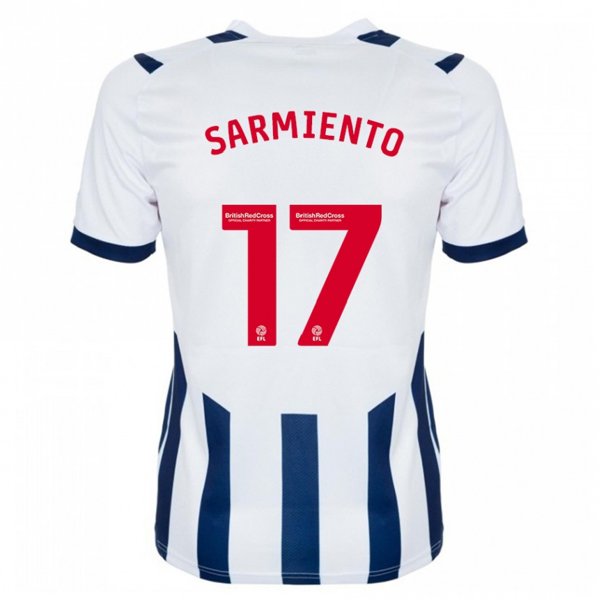 Moteriškas Jeremy Sarmiento #17 Baltas Namų Marškinėliai 2023/24 T-Shirt