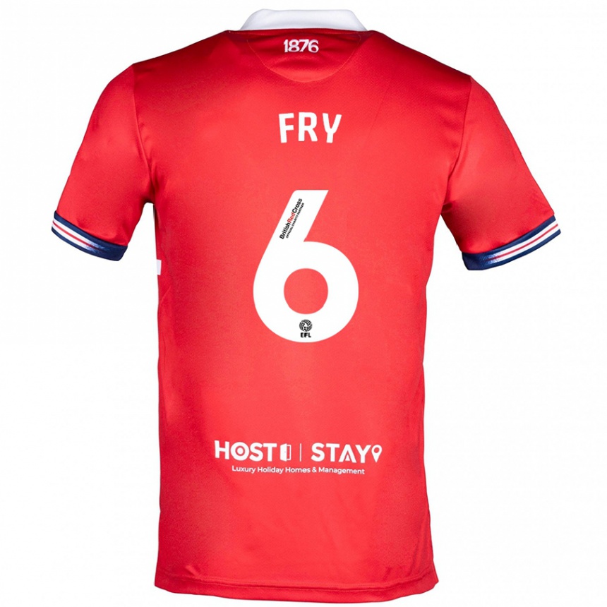 Moteriškas Dael Fry #6 Raudona Namų Marškinėliai 2023/24 T-Shirt