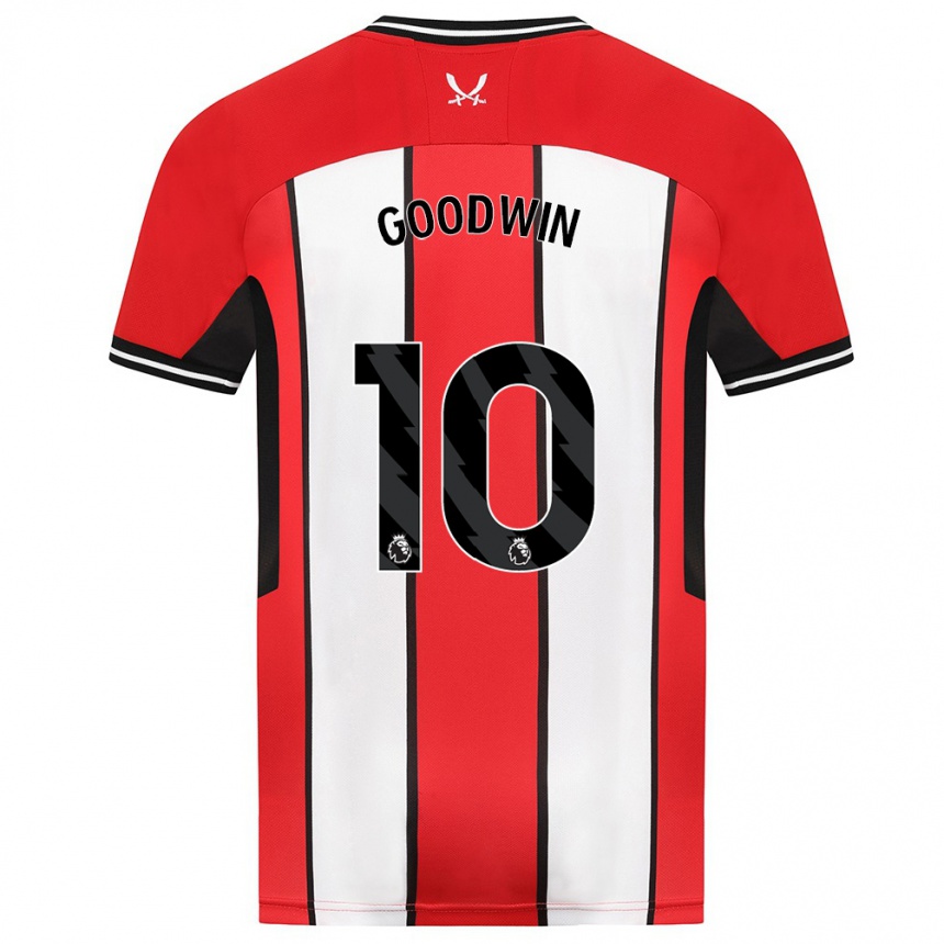 Moteriškas Isobel Goodwin #10 Raudona Namų Marškinėliai 2023/24 T-Shirt