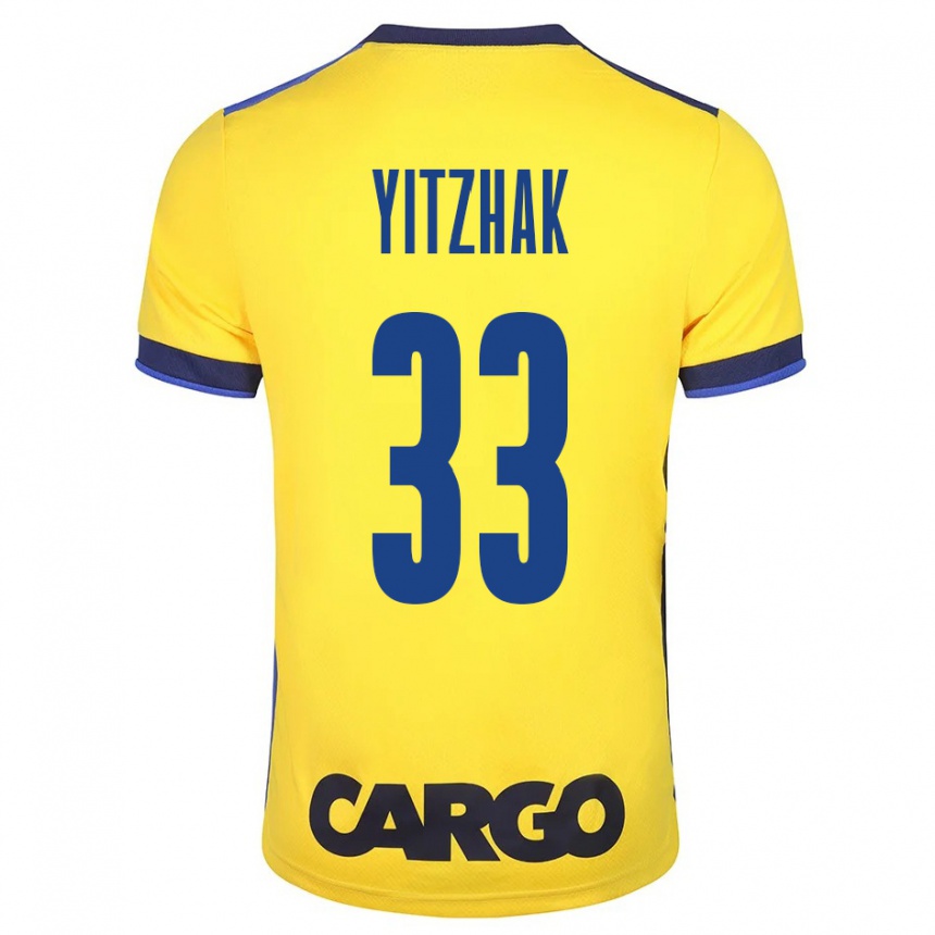 Moteriškas Or Yitzhak #33 Geltona Namų Marškinėliai 2023/24 T-Shirt