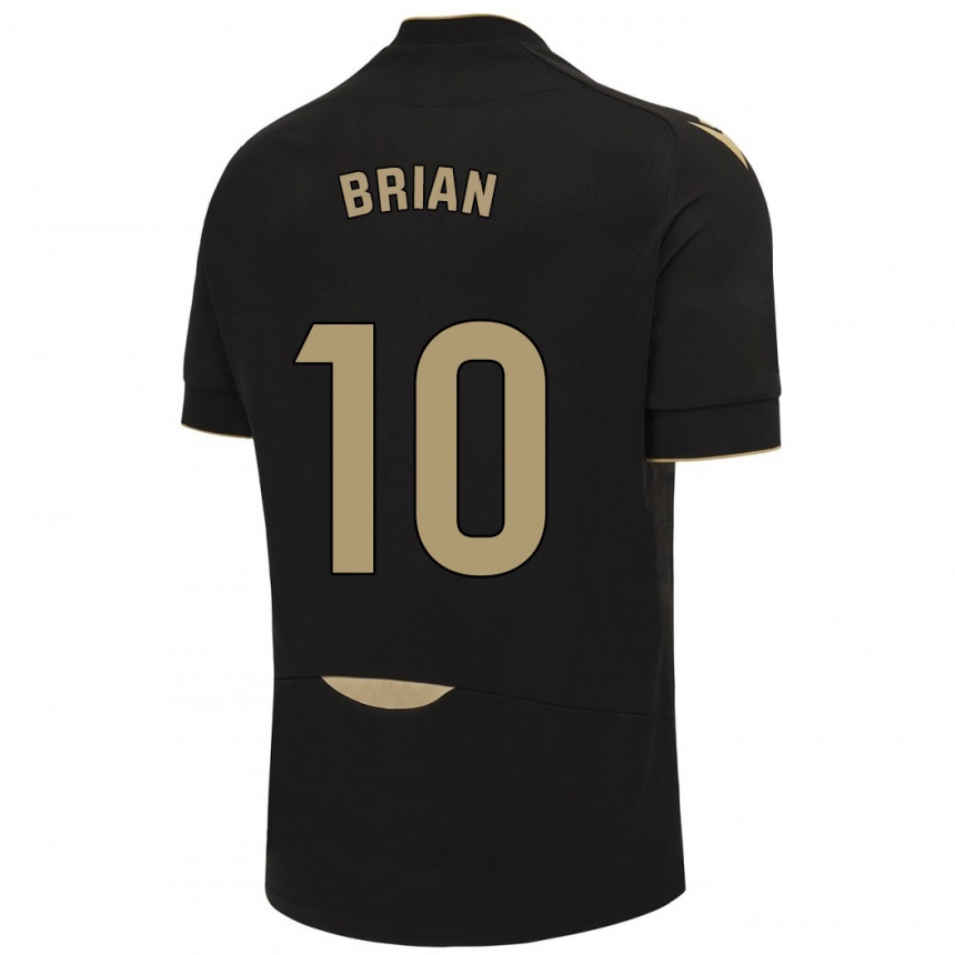 Moteriškas Brian Ocampo #10 Juoda Išvykos Marškinėliai 2023/24 T-Shirt