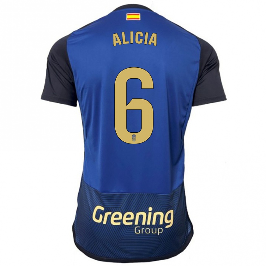 Moteriškas Alicia #6 Karinis Jūrų Laivynas Išvykos Marškinėliai 2023/24 T-Shirt