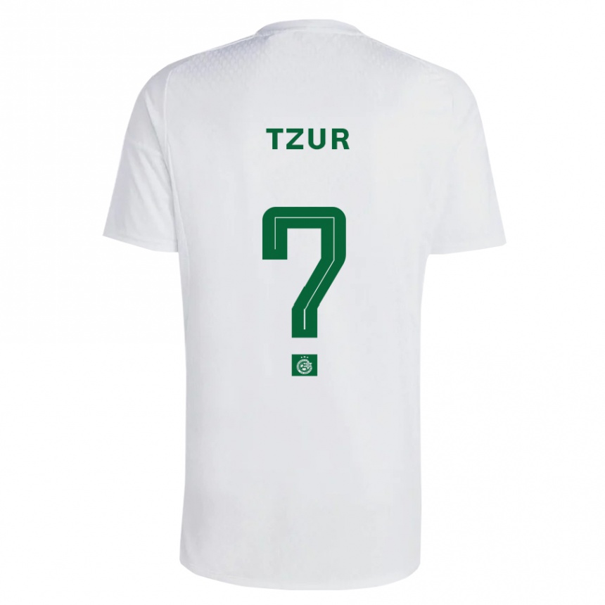 Moteriškas Adi Tzur #0 Žalia Mėlyna Išvykos Marškinėliai 2023/24 T-Shirt