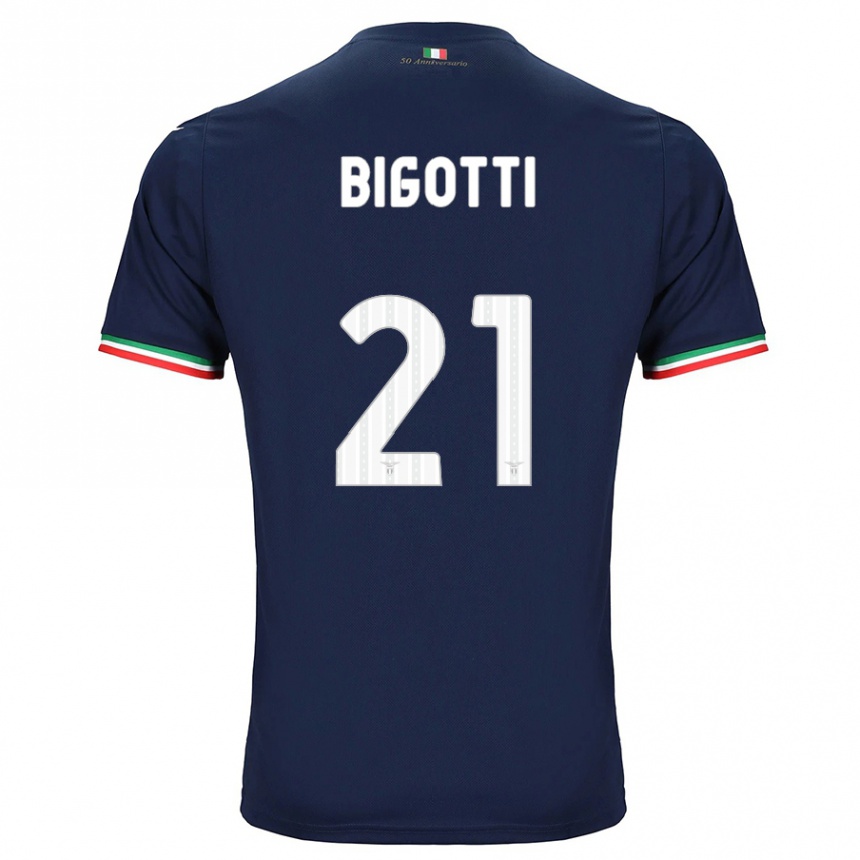 Moteriškas Massimo Bigotti #21 Karinis Jūrų Laivynas Išvykos Marškinėliai 2023/24 T-Shirt