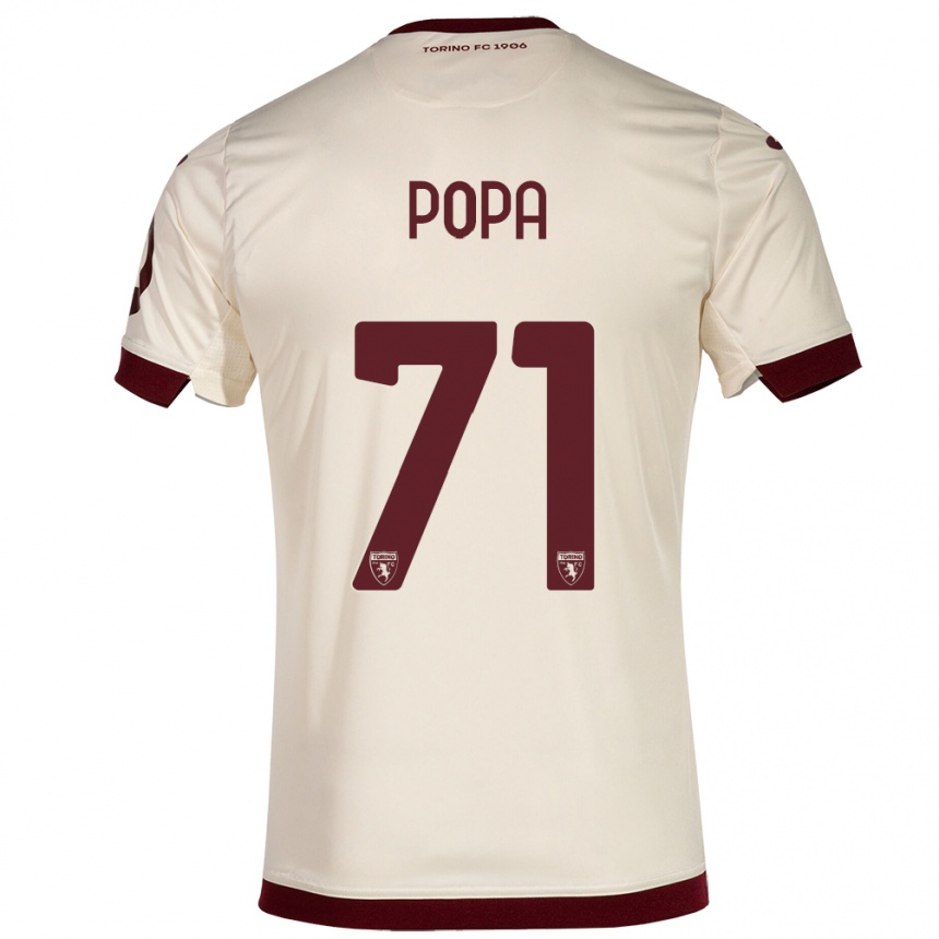 Moteriškas Mihai Popa #71 Šampanas Išvykos Marškinėliai 2023/24 T-Shirt