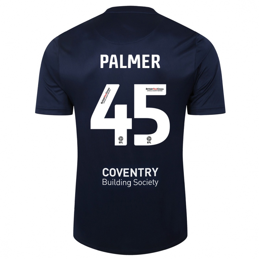 Moteriškas Kasey Palmer #45 Raudonasis Laivynas Išvykos Marškinėliai 2023/24 T-Shirt