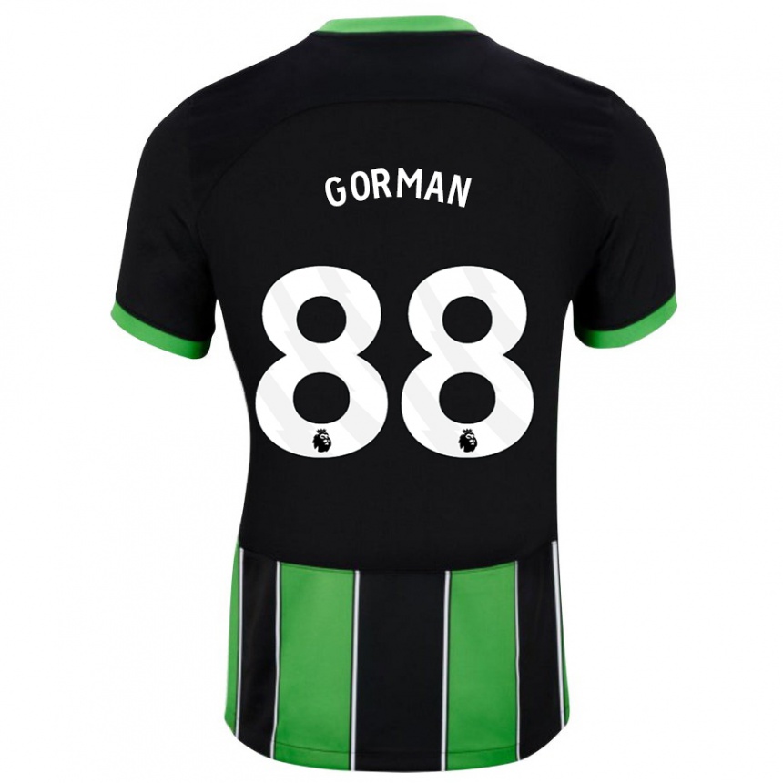 Moteriškas Ronnie Gorman #88 Juoda Žalia Išvykos Marškinėliai 2023/24 T-Shirt