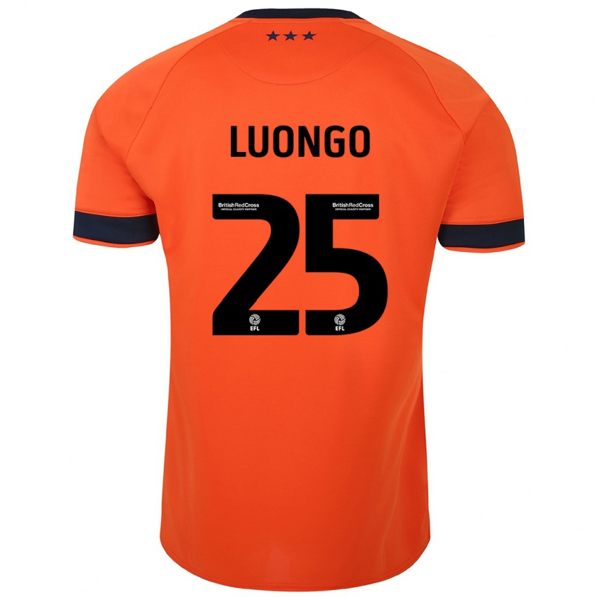 Moteriškas Massimo Luongo #25 Oranžinė Išvykos Marškinėliai 2023/24 T-Shirt