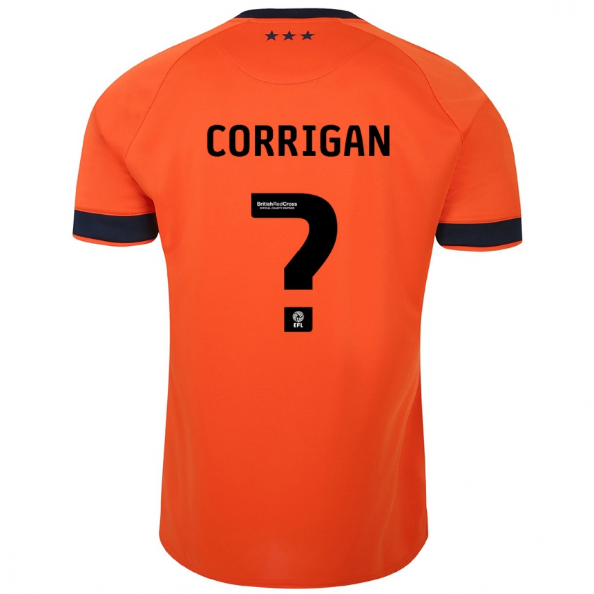 Moteriškas Finlay Corrigan #0 Oranžinė Išvykos Marškinėliai 2023/24 T-Shirt
