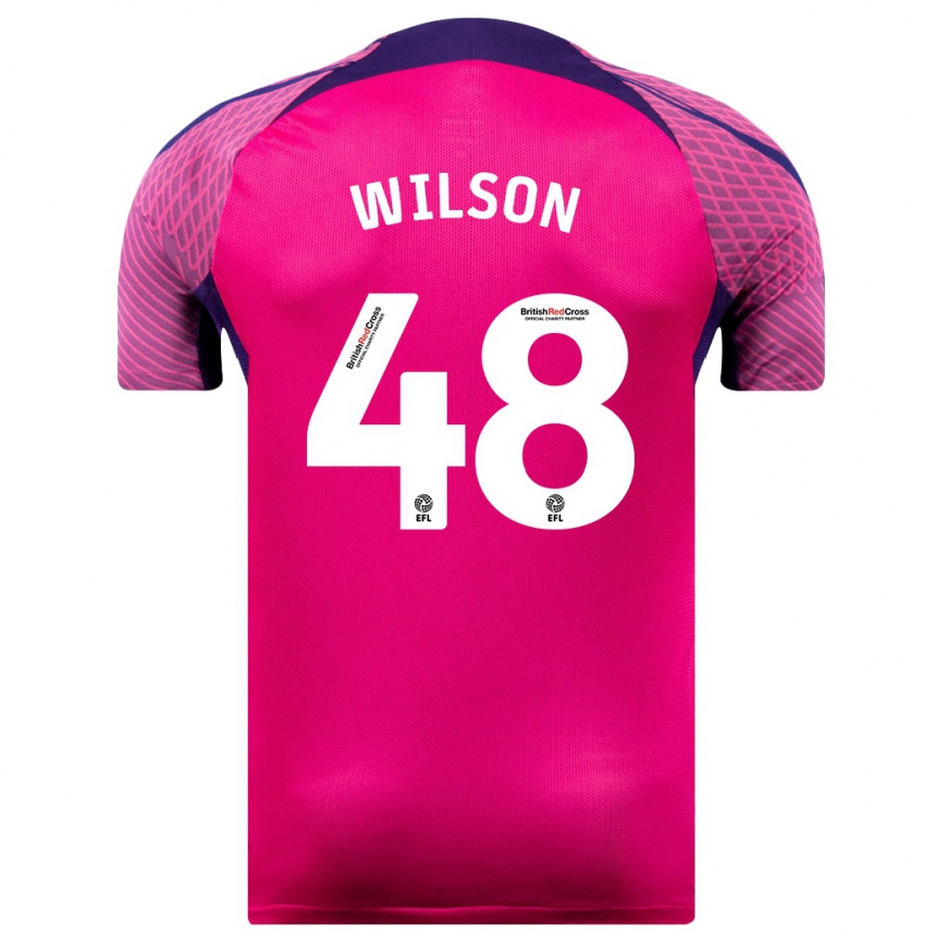 Moteriškas Callum Wilson #48 Violetinė Spalva Išvykos Marškinėliai 2023/24 T-Shirt