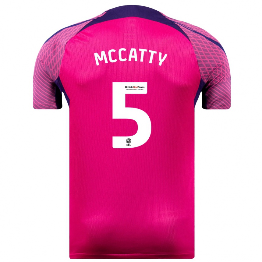 Moteriškas Grace Mccatty #5 Violetinė Spalva Išvykos Marškinėliai 2023/24 T-Shirt