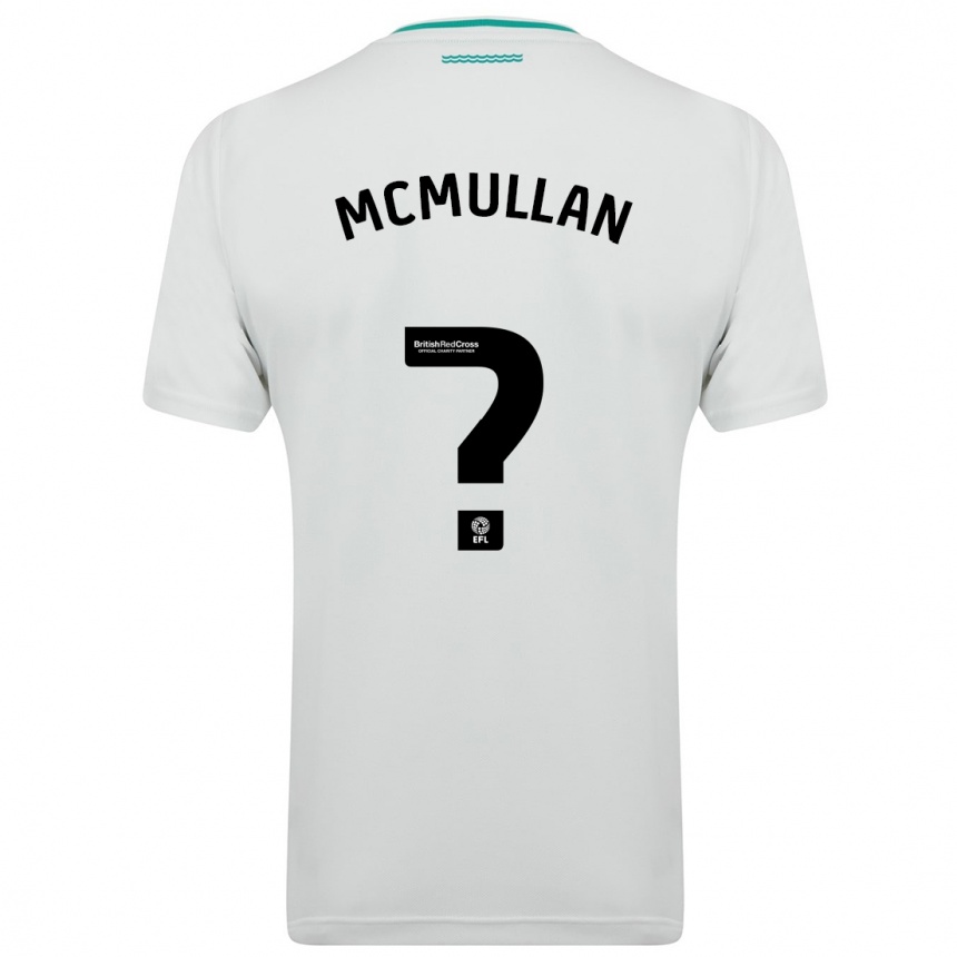 Moteriškas Korban Mcmullan #0 Baltas Išvykos Marškinėliai 2023/24 T-Shirt