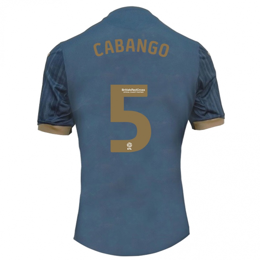 Moteriškas Ben Cabango #5 Tamsi Žalsva Išvykos Marškinėliai 2023/24 T-Shirt