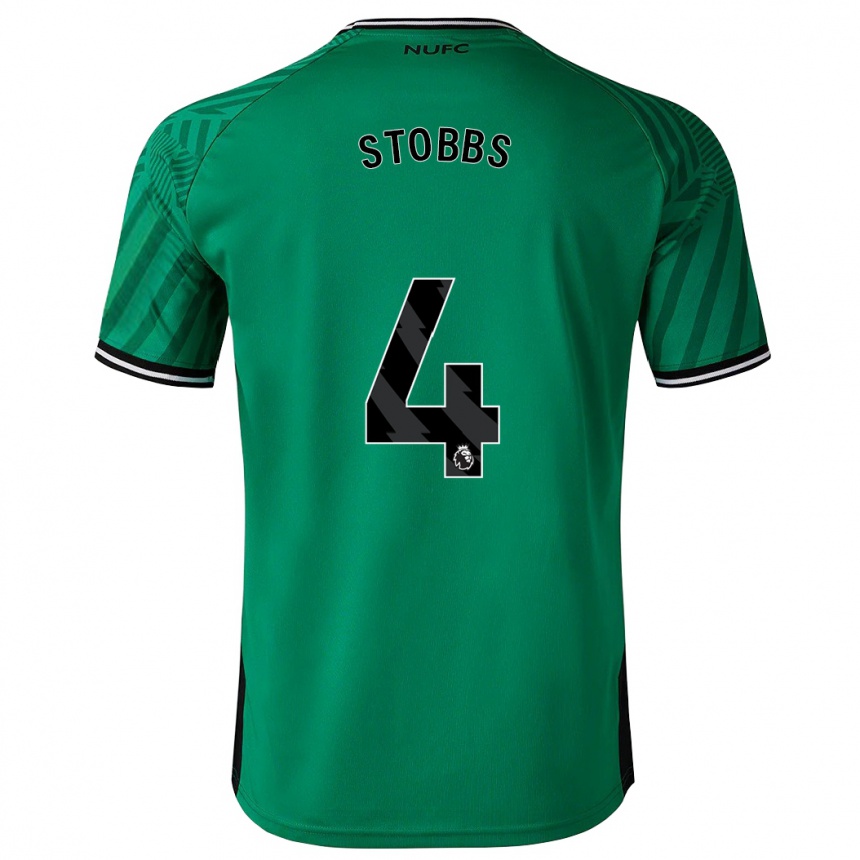 Moteriškas Amber-Keegan Stobbs #4 Žalias Išvykos Marškinėliai 2023/24 T-Shirt