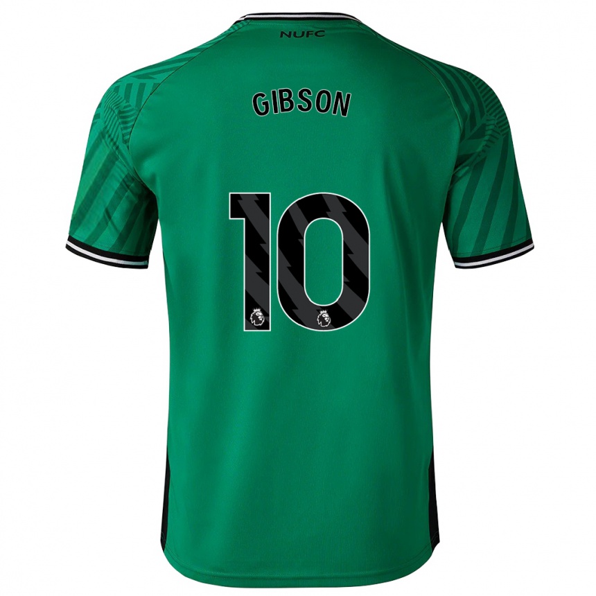 Moteriškas Georgia Gibson #10 Žalias Išvykos Marškinėliai 2023/24 T-Shirt
