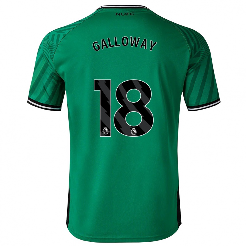 Moteriškas Bridget Galloway #18 Žalias Išvykos Marškinėliai 2023/24 T-Shirt