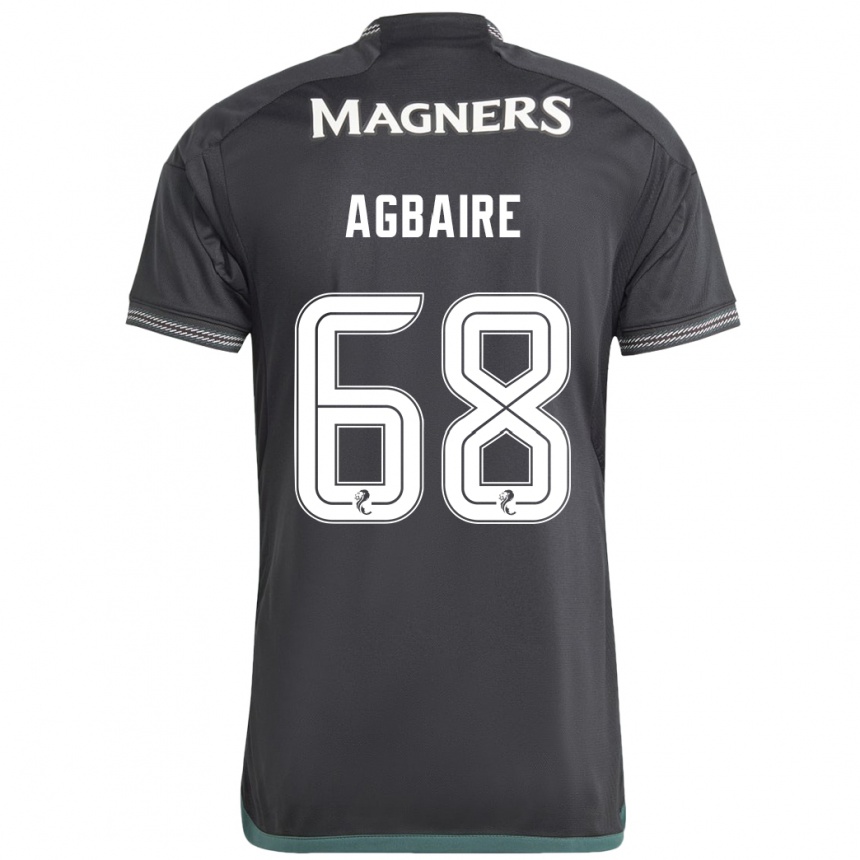 Moteriškas Lenny Agbaire #68 Juoda Išvykos Marškinėliai 2023/24 T-Shirt