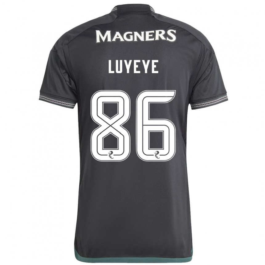 Moteriškas Benny-Jackson Luyeye #86 Juoda Išvykos Marškinėliai 2023/24 T-Shirt