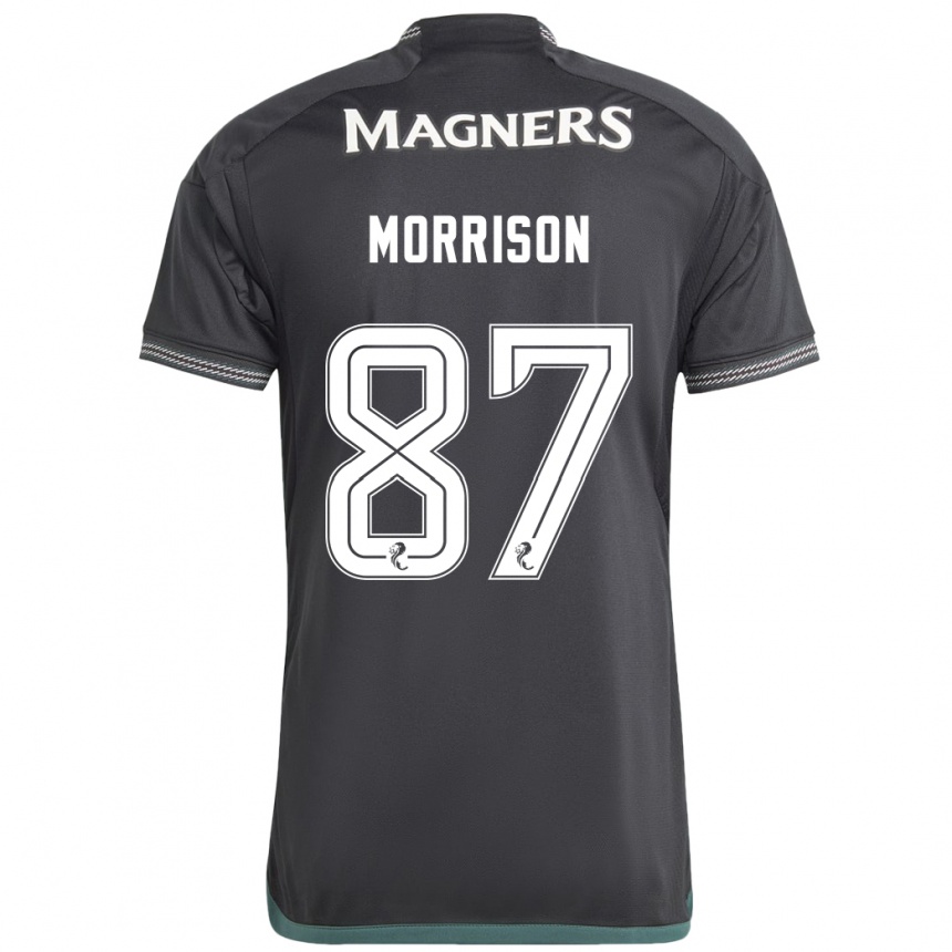 Moteriškas Joe Morrison #87 Juoda Išvykos Marškinėliai 2023/24 T-Shirt