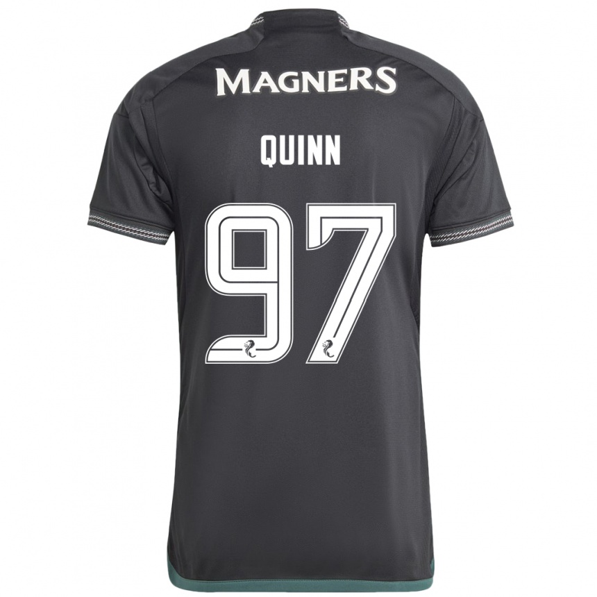 Moteriškas Ben Quinn #97 Juoda Išvykos Marškinėliai 2023/24 T-Shirt