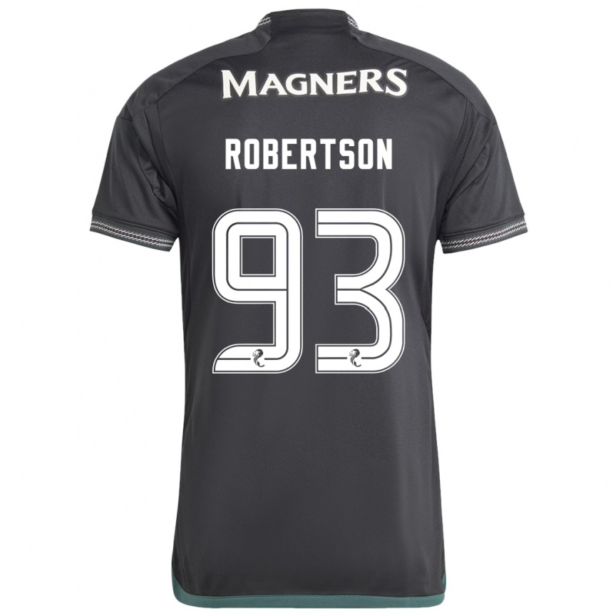 Moteriškas Mitchell Robertson #93 Juoda Išvykos Marškinėliai 2023/24 T-Shirt