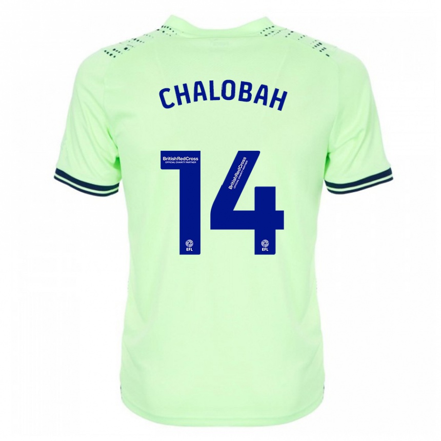 Moteriškas Nathaniel Chalobah #14 Karinis Jūrų Laivynas Išvykos Marškinėliai 2023/24 T-Shirt
