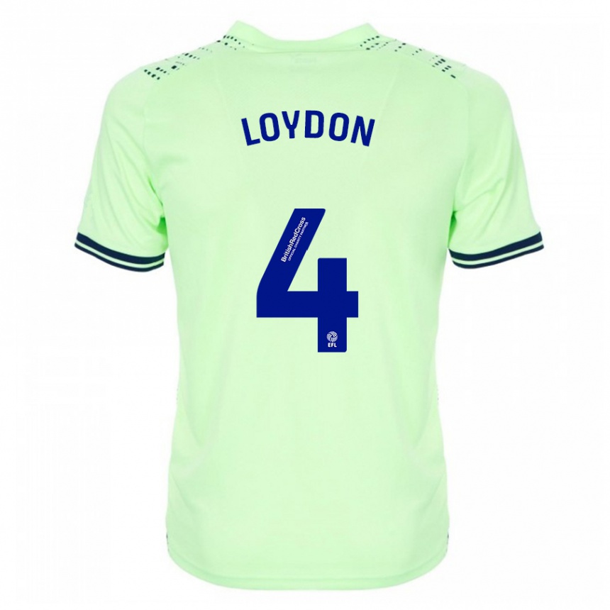 Moteriškas Abi Loydon #4 Karinis Jūrų Laivynas Išvykos Marškinėliai 2023/24 T-Shirt