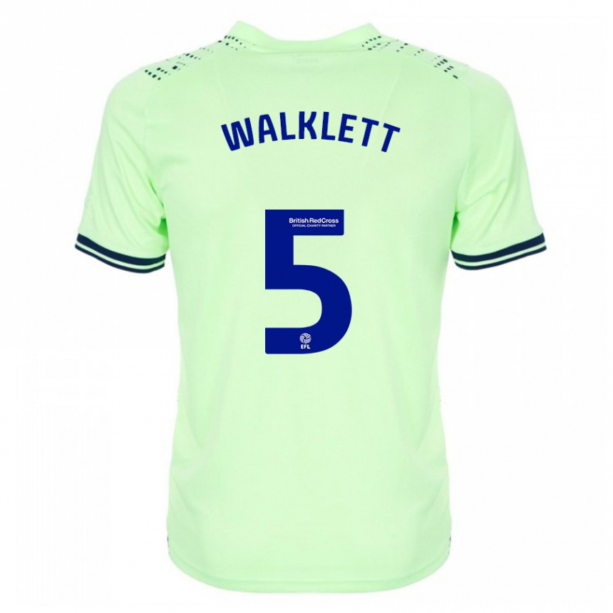 Moteriškas Kerry Walklett #5 Karinis Jūrų Laivynas Išvykos Marškinėliai 2023/24 T-Shirt