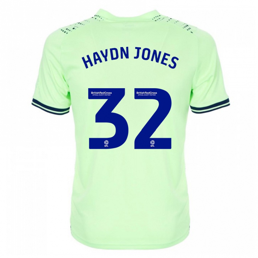 Moteriškas Mackenzie Haydn-Jones #32 Karinis Jūrų Laivynas Išvykos Marškinėliai 2023/24 T-Shirt