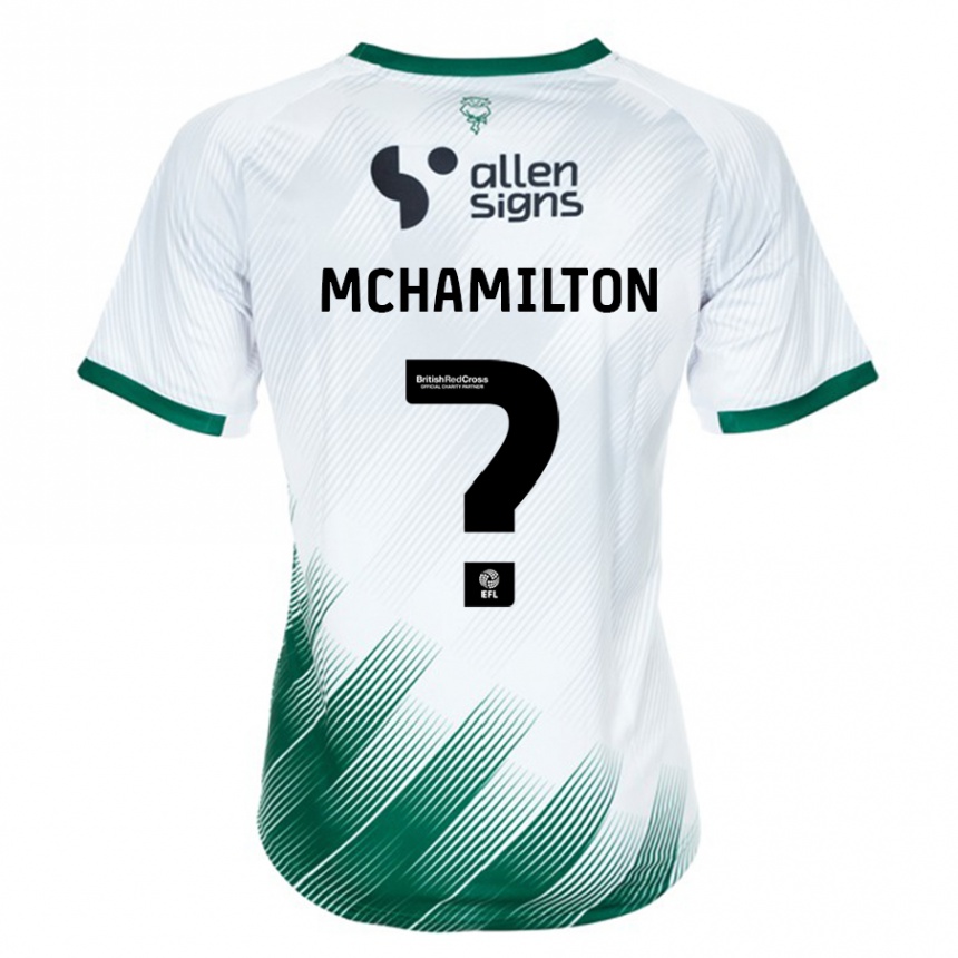 Moteriškas Toni Mchamilton #0 Baltas Išvykos Marškinėliai 2023/24 T-Shirt