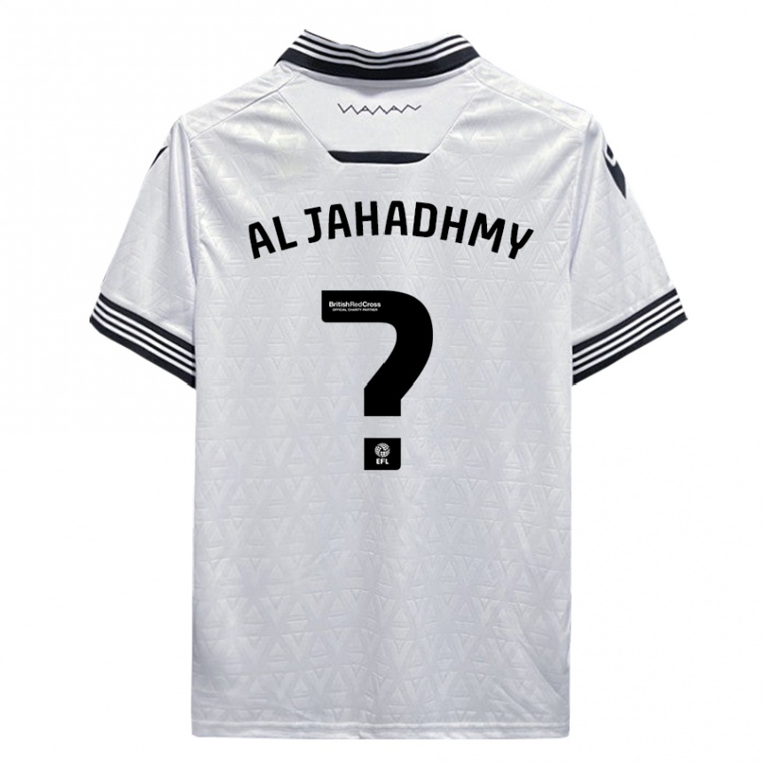 Moteriškas Murtadha Al-Jahadhmy #0 Baltas Išvykos Marškinėliai 2023/24 T-Shirt