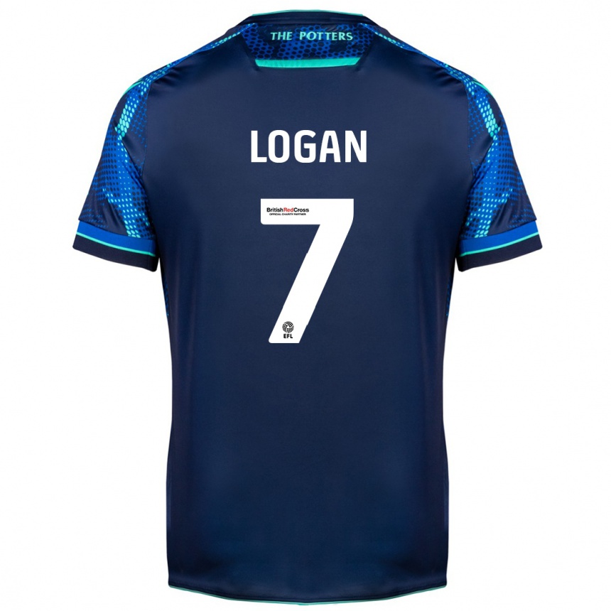 Moteriškas Heidi Logan #7 Karinis Jūrų Laivynas Išvykos Marškinėliai 2023/24 T-Shirt