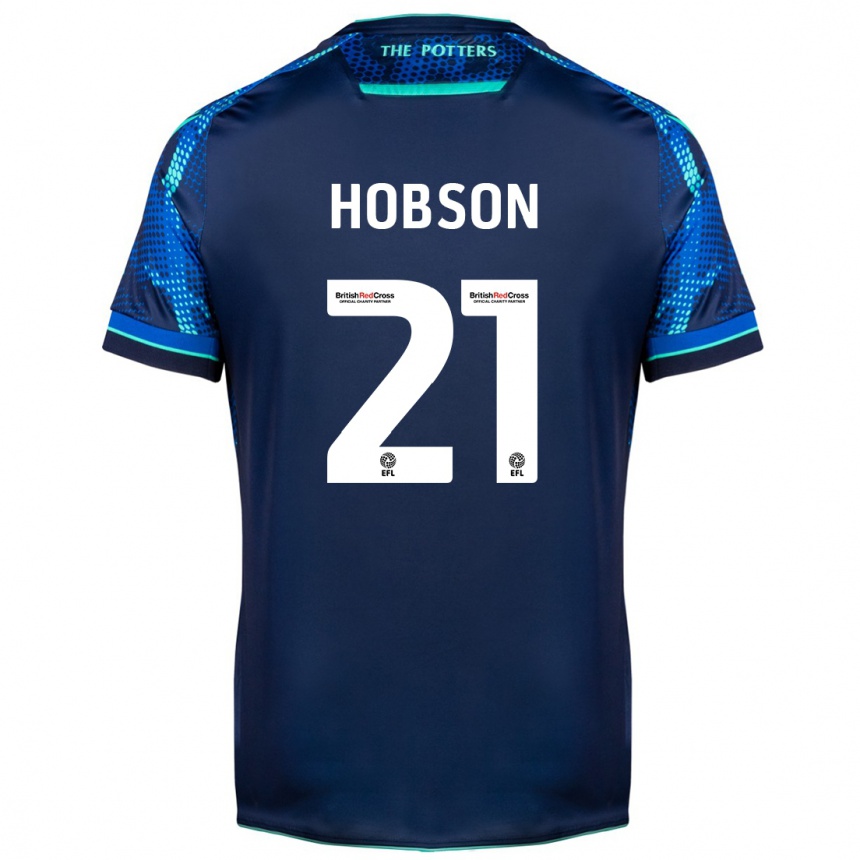 Moteriškas Elizabeth Hobson #21 Karinis Jūrų Laivynas Išvykos Marškinėliai 2023/24 T-Shirt