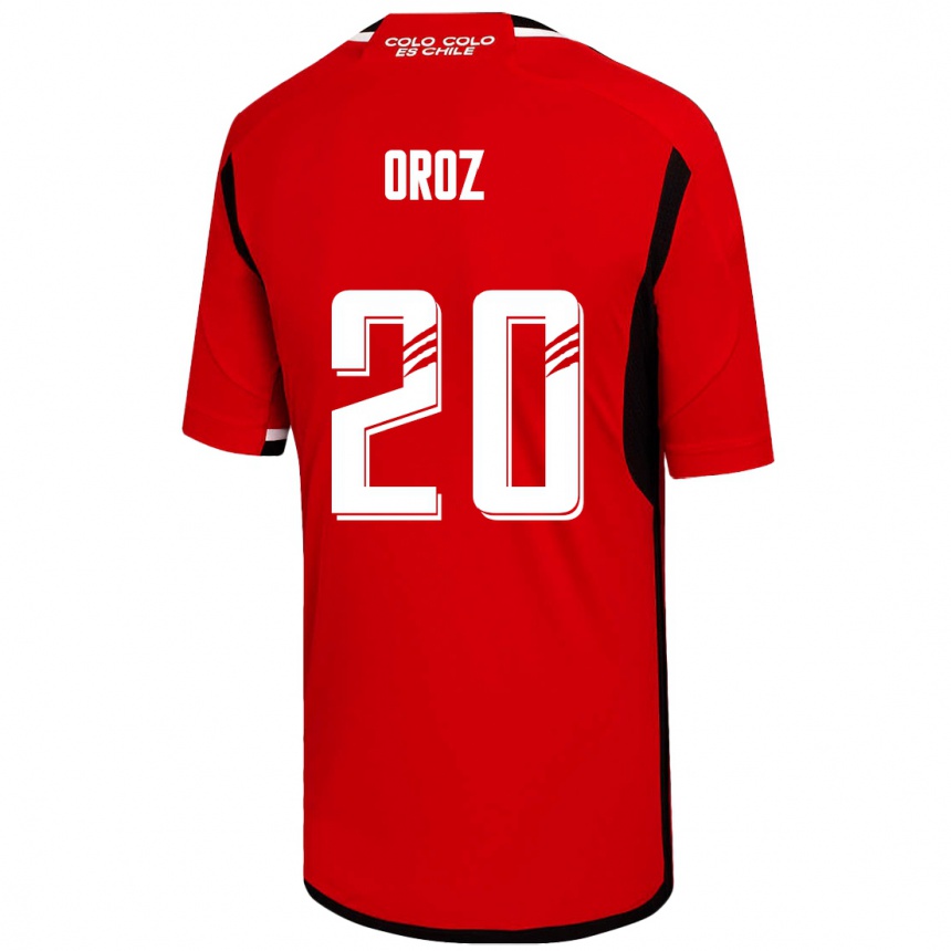 Moteriškas Alexander Oroz #20 Raudona Išvykos Marškinėliai 2023/24 T-Shirt