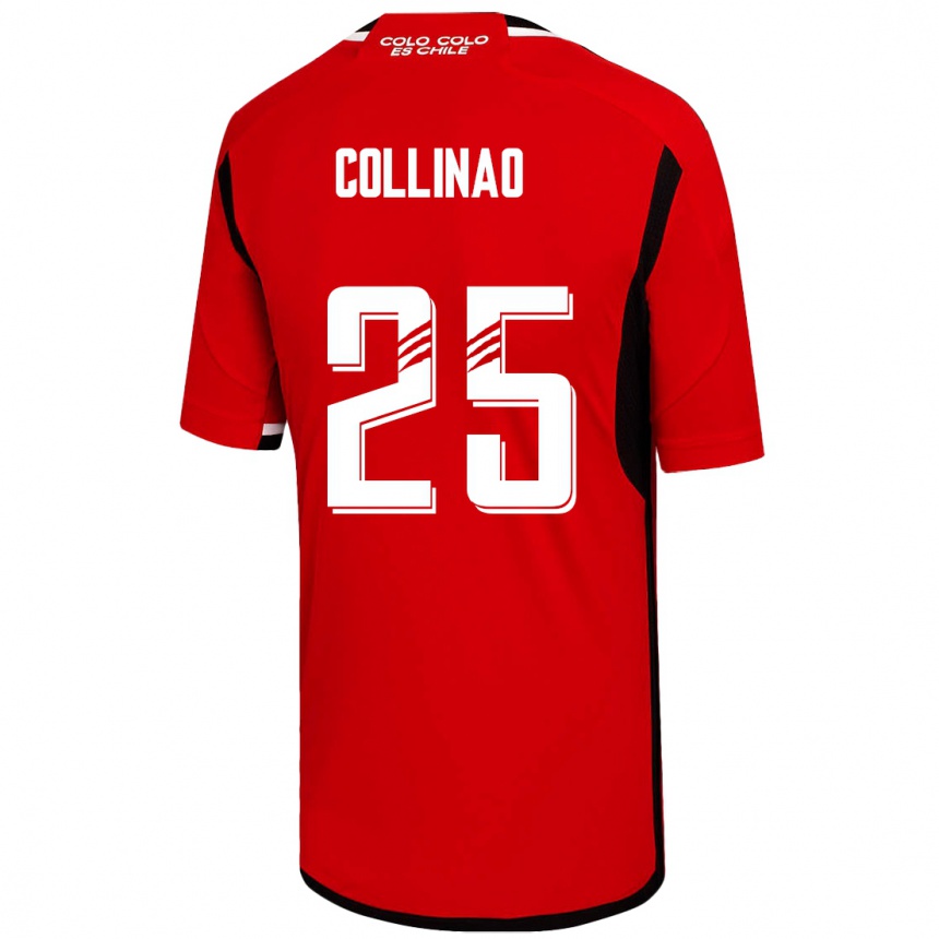 Moteriškas Margarita Collinao #25 Raudona Išvykos Marškinėliai 2023/24 T-Shirt