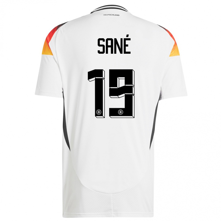 Vaikiškas Vokietija Leroy Sane #19 Baltas Namų Marškinėliai 24-26 T-Shirt