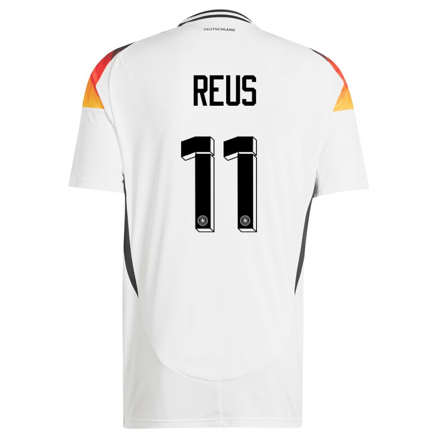 Vaikiškas Vokietija Marco Reus #11 Baltas Namų Marškinėliai 24-26 T-Shirt