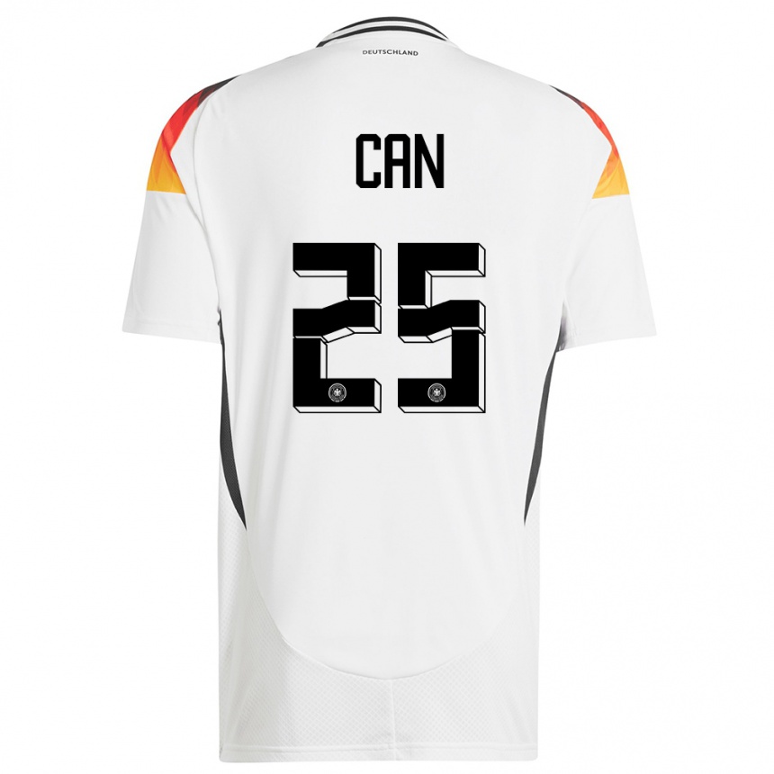 Vaikiškas Vokietija Emre Can #25 Baltas Namų Marškinėliai 24-26 T-Shirt