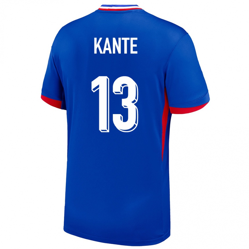 Vaikiškas Prancūzija N Golo Kante #13 Mėlyna Namų Marškinėliai 24-26 T-Shirt