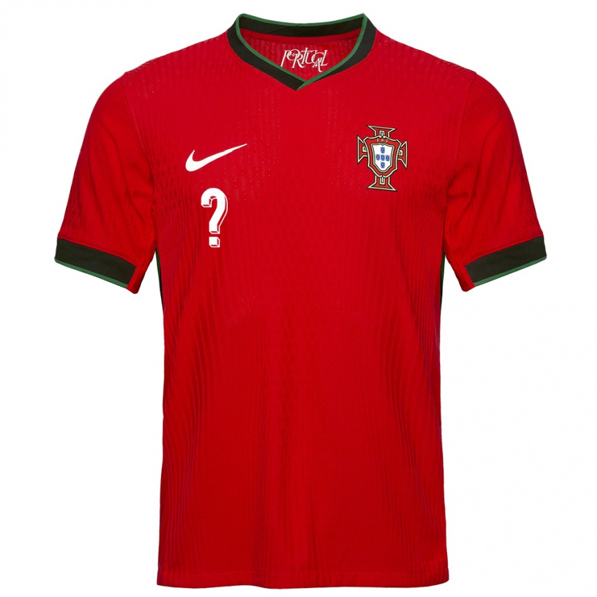 Vaikiškas Portugalija Jūsų Vardas #0 Raudona Namų Marškinėliai 24-26 T-Shirt