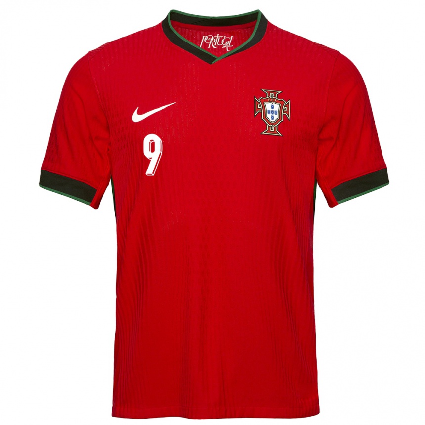 Vaikiškas Portugalija Herculano Nabian #9 Raudona Namų Marškinėliai 24-26 T-Shirt