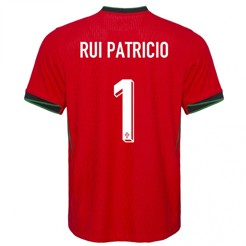 Vaikiškas Portugalija Rui Patricio #1 Raudona Namų Marškinėliai 24-26 T-Shirt