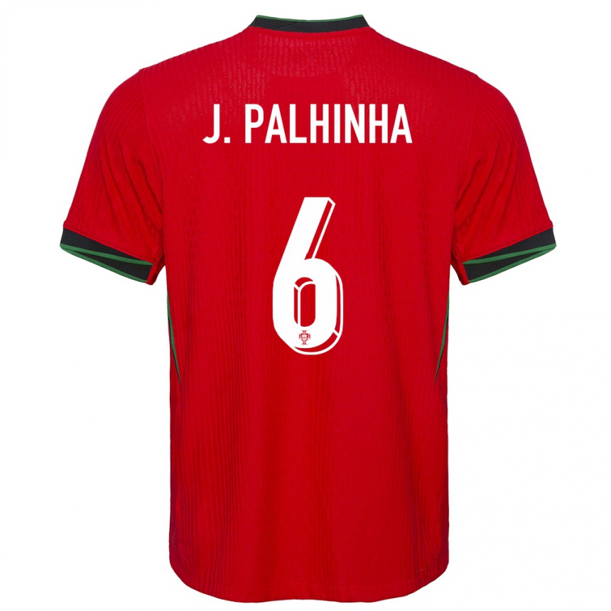 Vaikiškas Portugalija Joao Palhinha #6 Raudona Namų Marškinėliai 24-26 T-Shirt